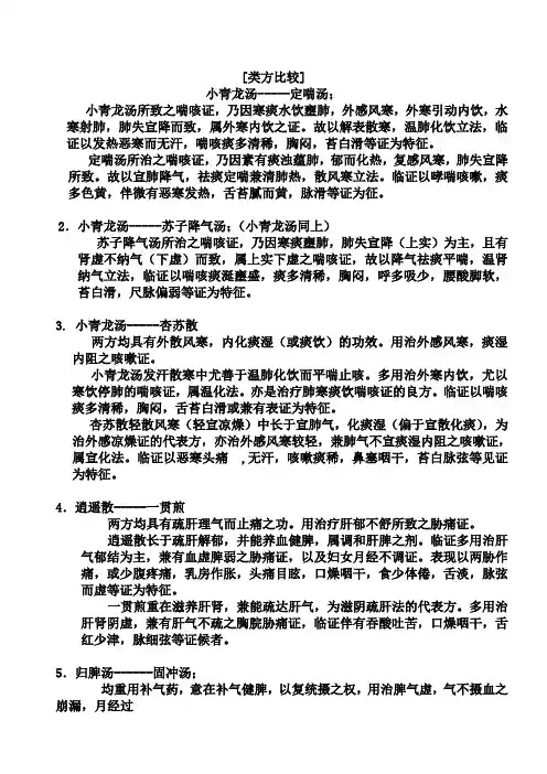 方剂学总复习3