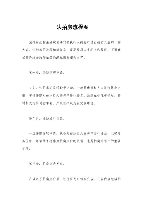 法拍房流程图