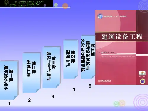 建筑给排水培训课件