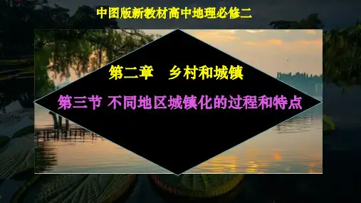 2.3不同地区城镇化的过程和特点(课件)高一地理(中图版2019必修第二册)