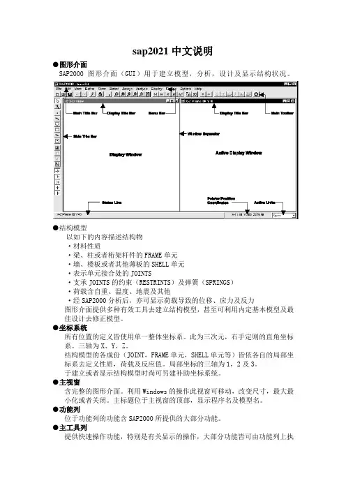 sap2021中文说明