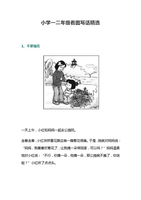 小学一二年级看图写话精选