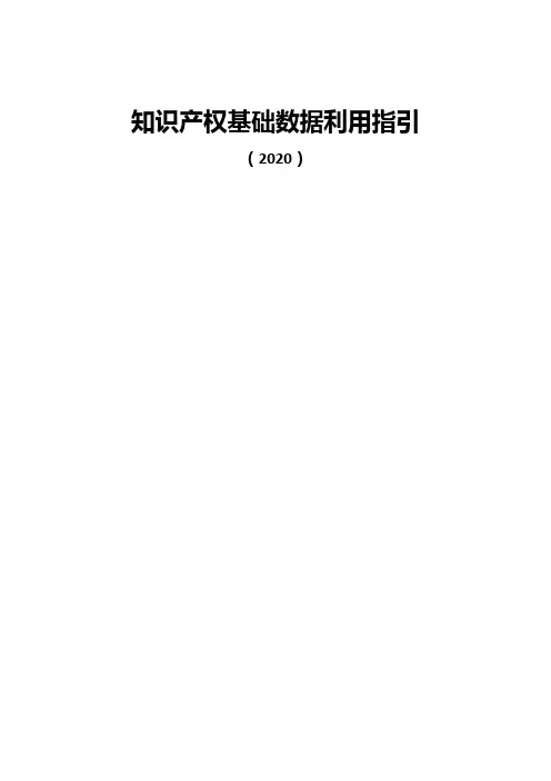 知识产权基础数据利用指引