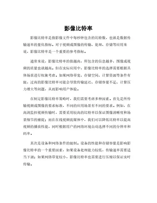 影像比特率