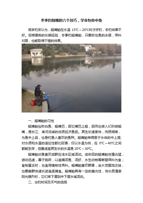 冬季钓翘嘴的六个技巧，学会包你中鱼