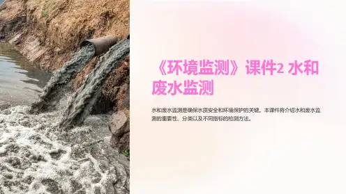 《环境监测》课件2 水和废水监测