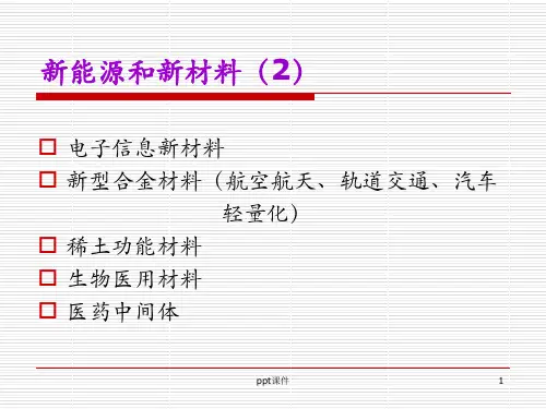 《新材料行业细分图》  ppt课件