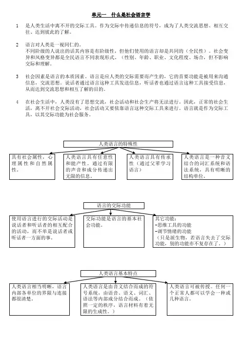 社会语言学笔记