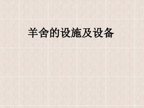 羊舍的设施与设备