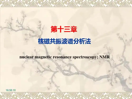 核磁共振波谱分析法