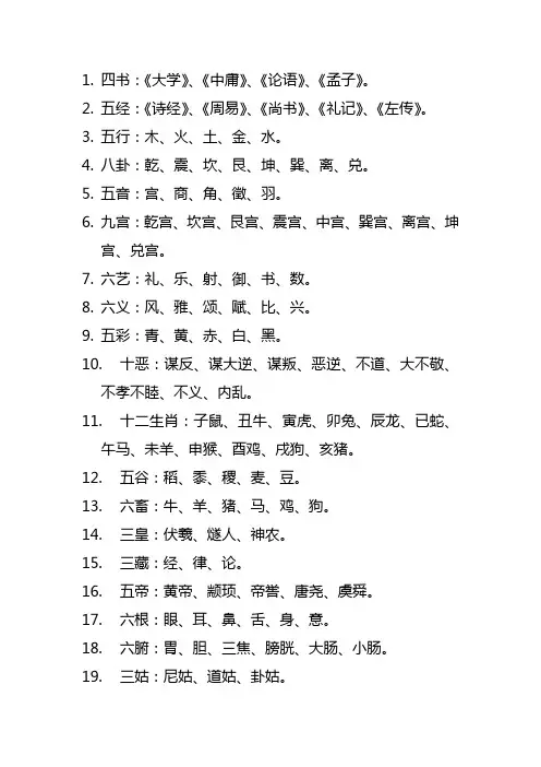小朋友要知道的文学常识
