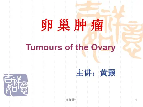卵巢肿瘤(高等课件)