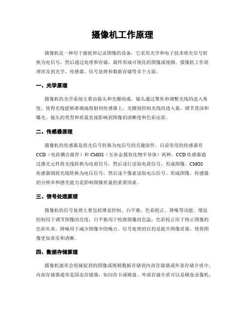 摄像机工作原理