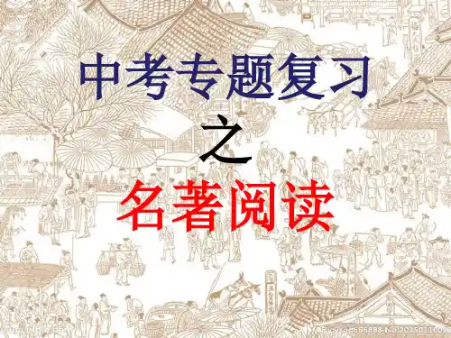 2019中考专题复习之名著阅读ppt课件