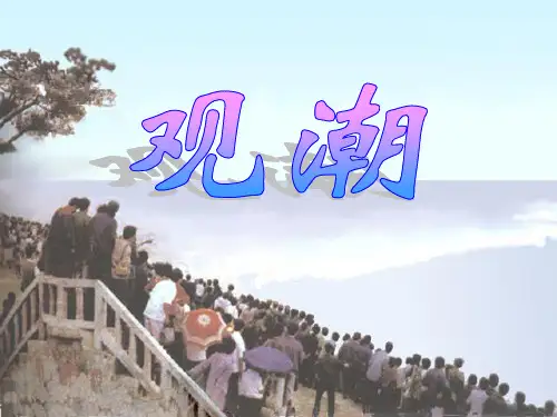 《观潮》-完整版PPT课件