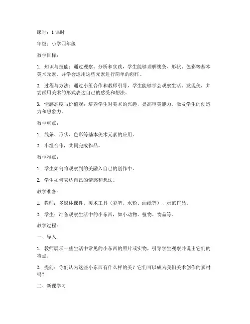 小东西_大学问美术教案