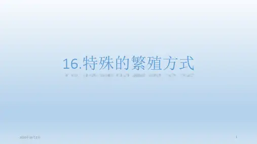 粤教版五年级科学上册 16.特殊的繁殖方式PPT课件