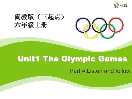 闽教版六年级上册 Unit1PartA ppt课件