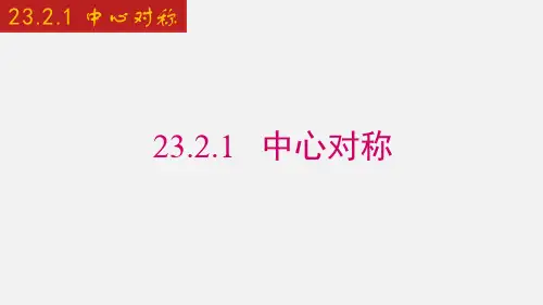 23.中心对称课件