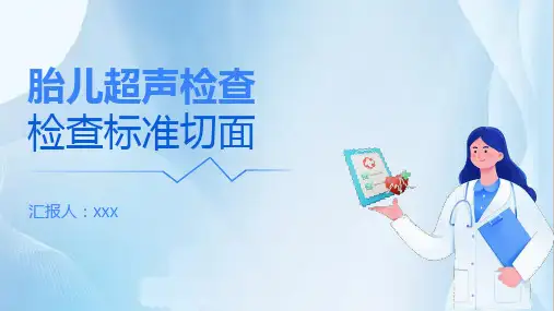 医学心脏科普胎儿超声检查ppt模板