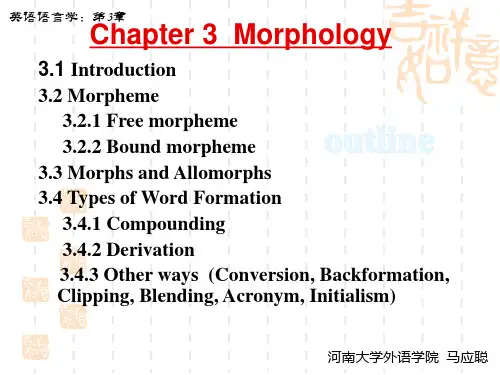 语言学第三章chapter3