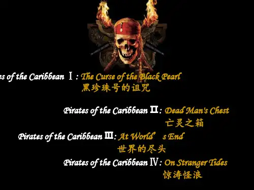 加勒比海盗简介 presentation
