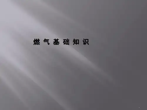 燃气基础知识