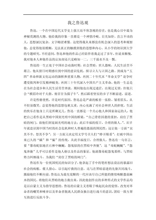 我之鲁迅观——精选推荐