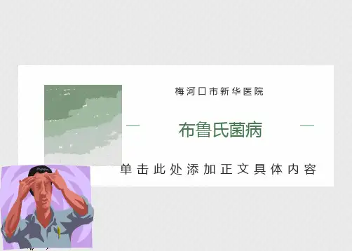 布鲁氏杆菌病-PPT精美课件