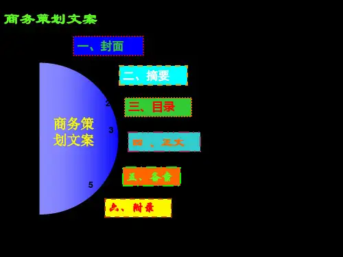 第3讲商务策划文案写作