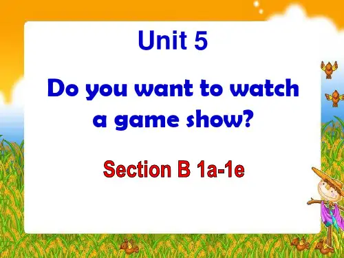 《Do you want to watch a game show》ppt教材课件