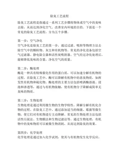 除臭工艺流程