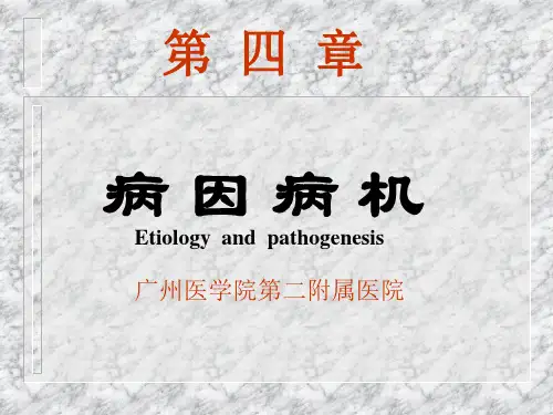 中医基础理论病因病机PPT课件