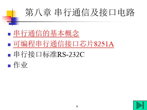第八章-串行通信及接口电路