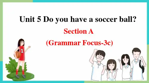 Unit 5 Section A Grammar Focus-3c 语法课件 人教版七年级英语上册