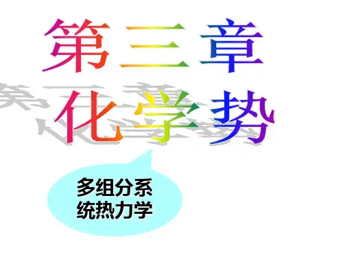 《化学热力学》物化第三章.ppt