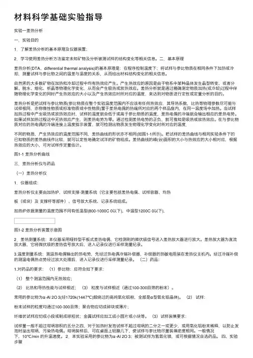材料科学基础实验指导