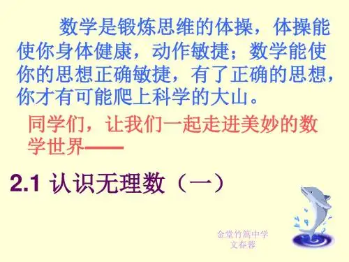 认识无理数(一)