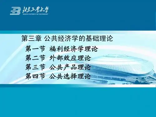 第三章 公共经济学基础理论