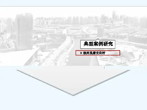 杭州良渚文化村案例
