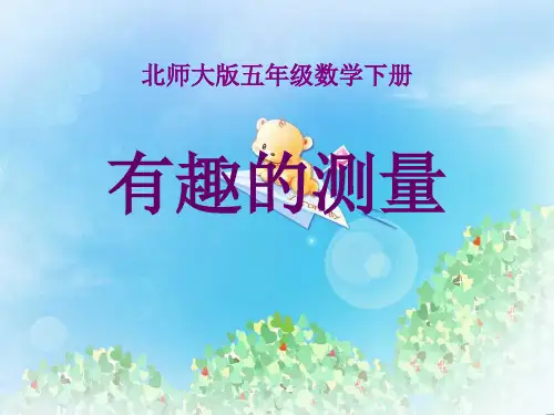 《有趣的测量》长方体PPT  图文