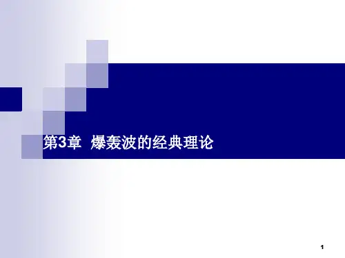第3章 爆轰波的经典理论