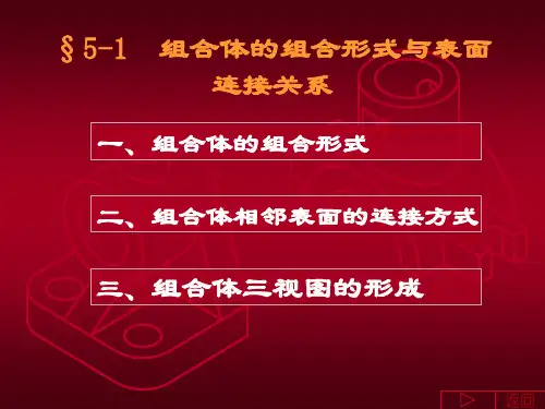 组合体的组合形式公开课课件