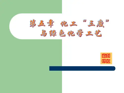 第五章 化工三废与绿色化工工艺
