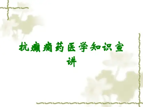 抗癫痫药医学知识宣讲