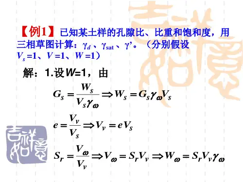 《土力学》习题61页PPT