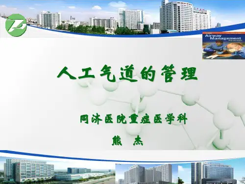 人工气道的管理 PPT课件