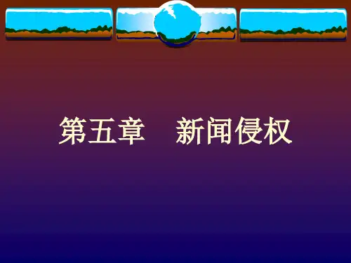 第五章_新闻侵权20页