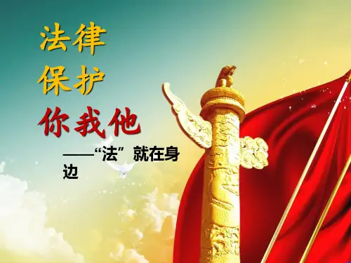 3.法律保护你我他 课件 (1)