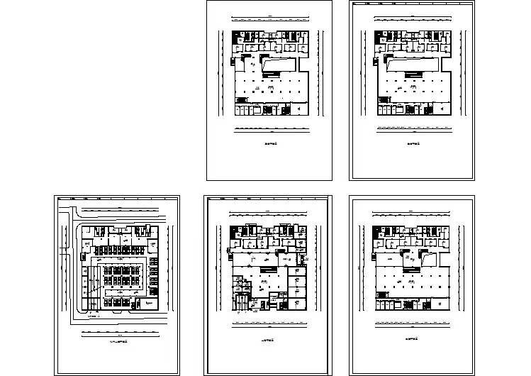 大型商场建筑方案CAD图纸